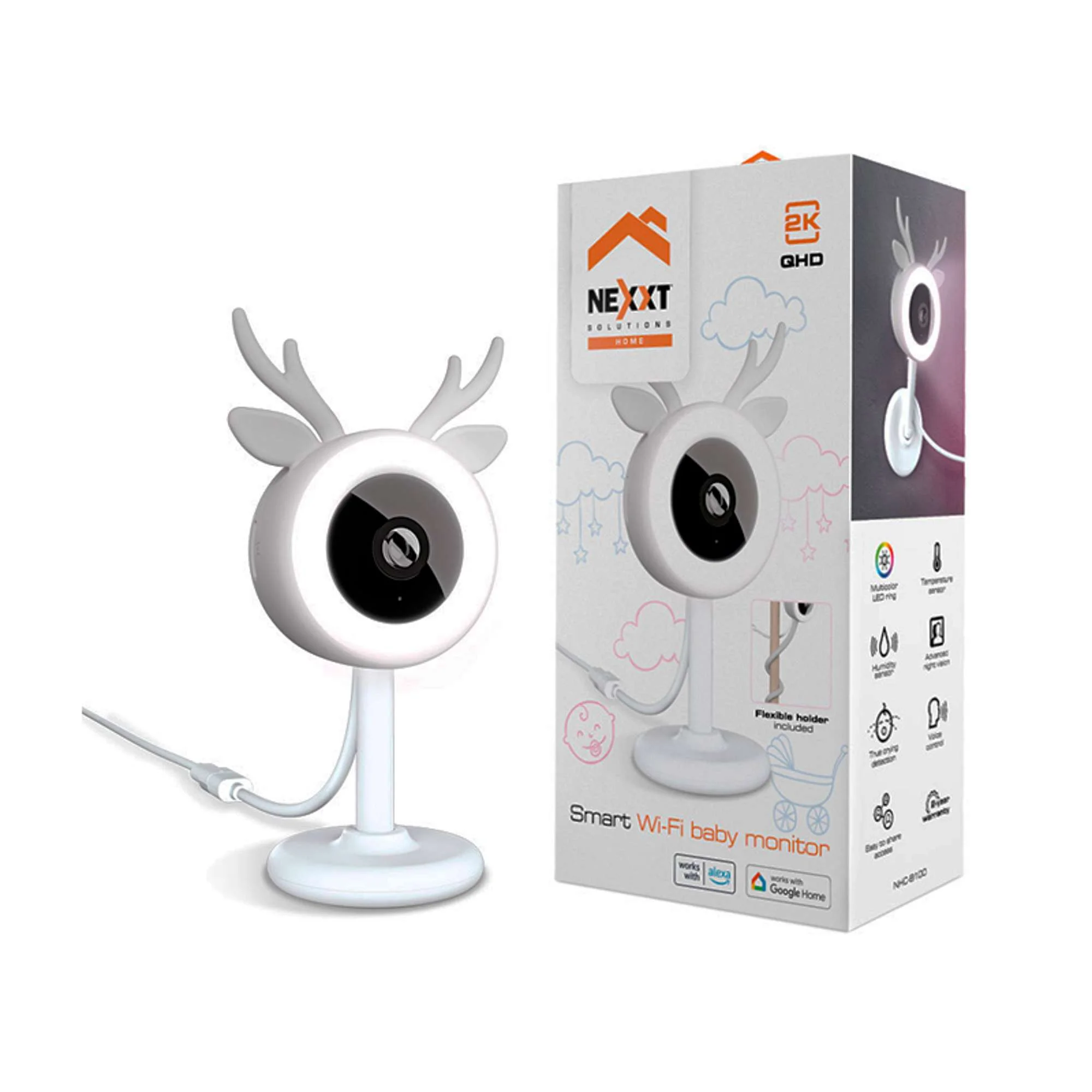 40717016_11_pqodjvw7xjesbt43 Monitor inteligente Wi-Fi® para bebé - NHC-B100 - Imagen 1