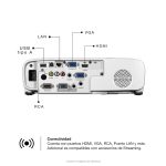 Proyector Portátil PowerLite X49 3LCD XGA con HDMI - Imagen 7
