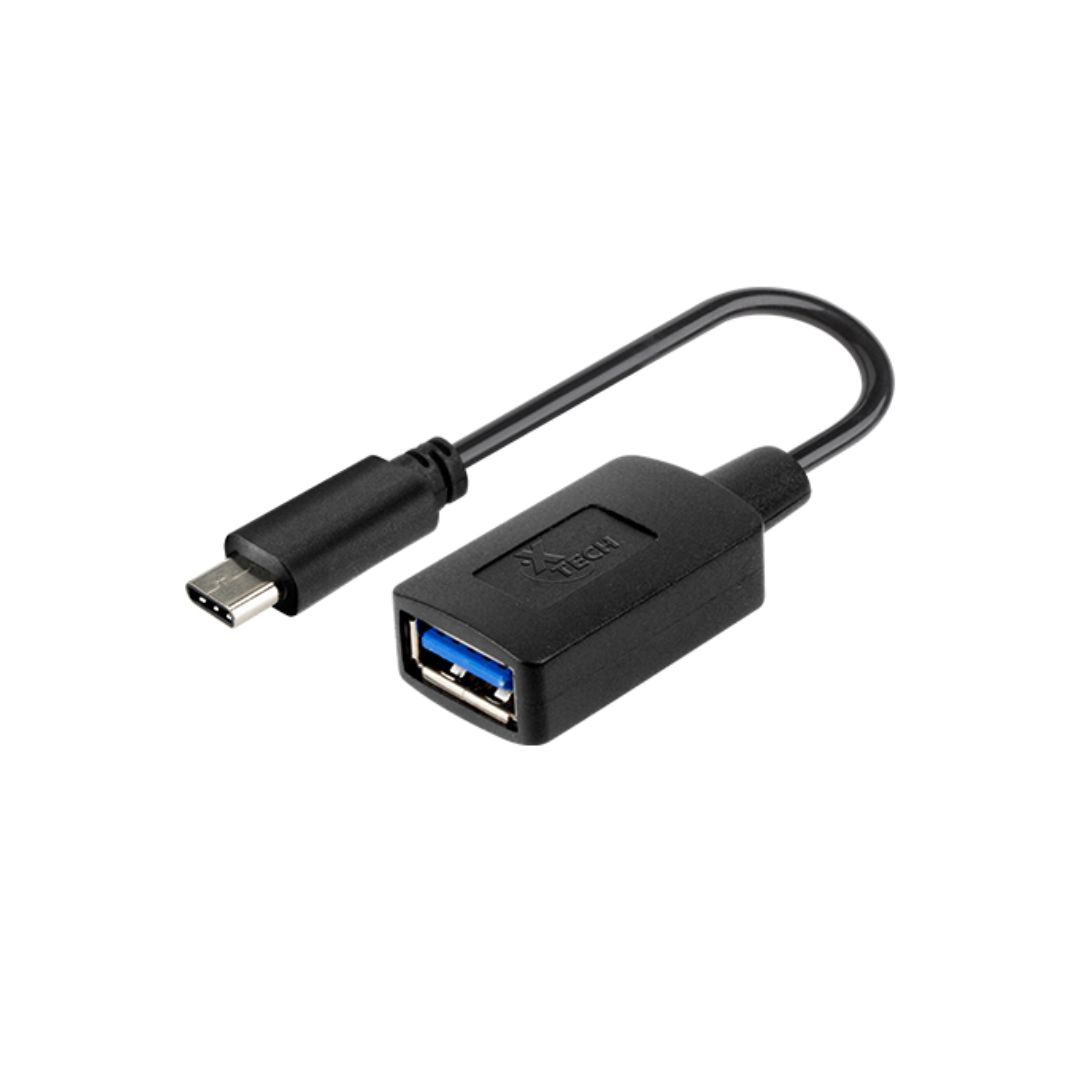 SUPRICOM ADAPTADOR XTECH CON CONECTOR USB TIPO-C MACHO A USB 3.0 A HEMBRA XTC-515 Adaptador XTECH XTC-515 USB Tipo-C® a USB 3.0 - Imagen 1
