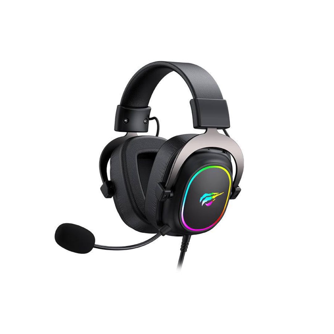SUPRICOM AUDIFONO GAMING, RGB, NEGRO H2002P HAVT H2002P Audífonos Gamer Havit H2002P RGB con Micrófono Magnético NEGRO H2002P HAVIT - Imagen 1