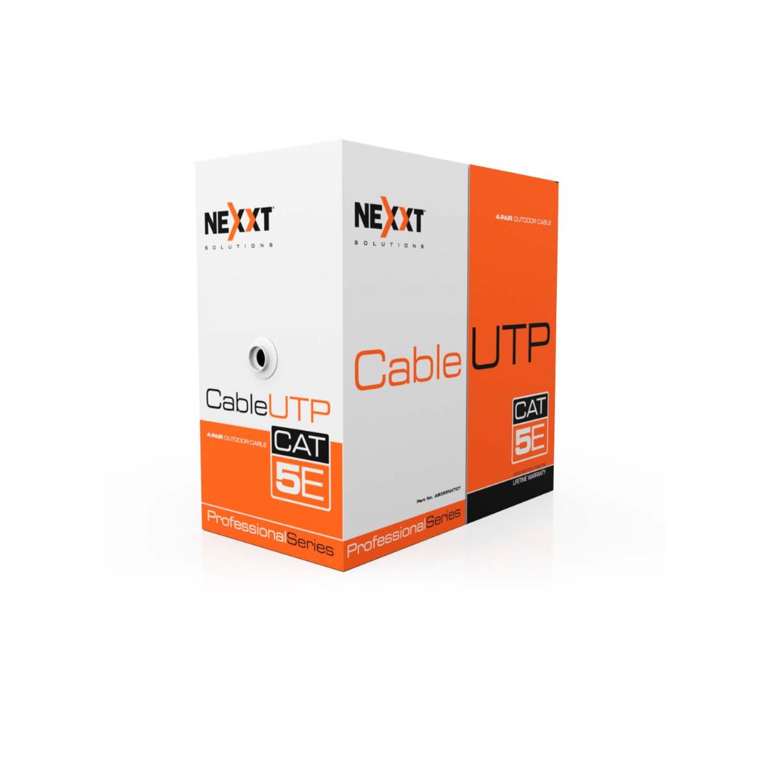 SUPRICOM CABLE UTP CAT5e PARA EXTERIORES NEXXT HOME PROFESIONAL 4P CM AB355NXT07 CABLE UTP CAT5e PARA EXTERIORES NEXXT HOME PROFESIONAL 4P CM - Imagen 1