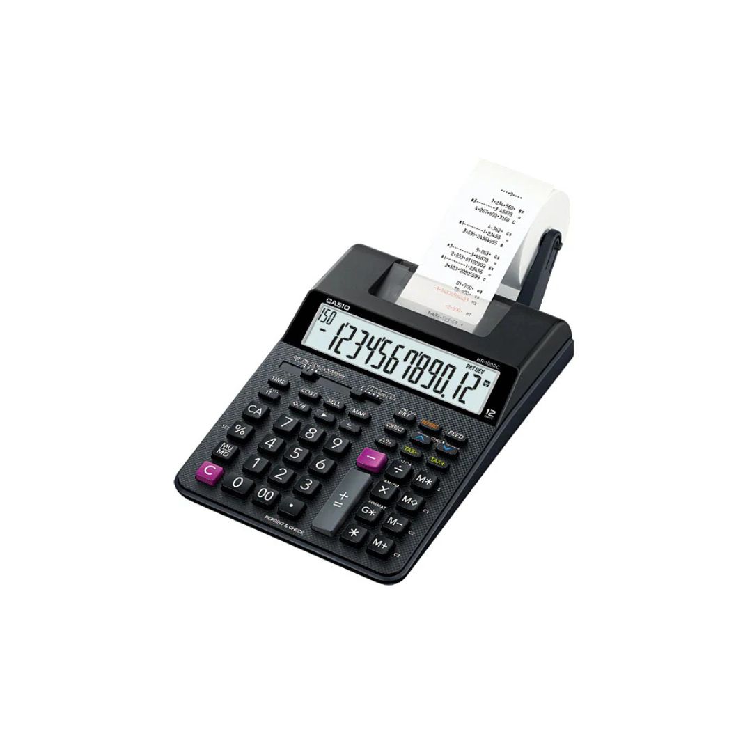 SUPRICOM CALCULADORA CASIO CIMPRESORA HR-100RC-BK CALCULADORA CASIO C/IMPRESORA HR-100RC-BK - Imagen 1