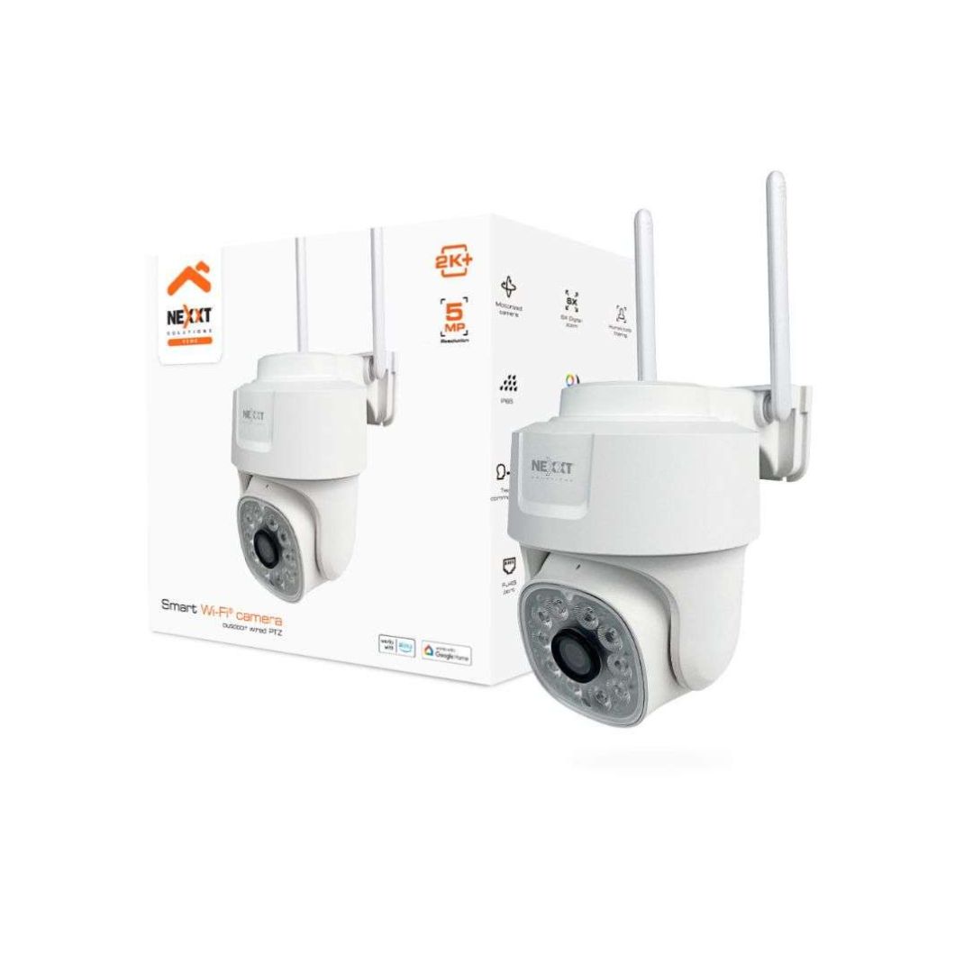 SUPRICOM Cámara inteligente Wi-Fi® PTZ con cable para exteriores - NEXXT HOME NHC-OP10 - Outdoor PTZ camera 2K+5MP R MM107NXT23 Cámara inteligente Wi-Fi® PTZ con cable para exteriores - NEXXT HOME NHC-OP10 - Outdoor PTZ camera 2K+5MP R - Imagen 1