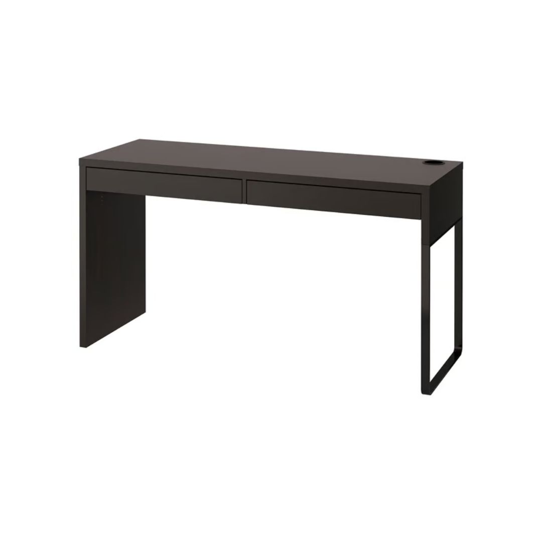 SUPRICOM ESCRITORIO NEGRO-MARRON MICKE 75cm x 142cm x 50cm IKEA60244745 ESCRITORIO NEGRO-MARRON MICKE 75cm x 142cm x 50cm - Imagen 1