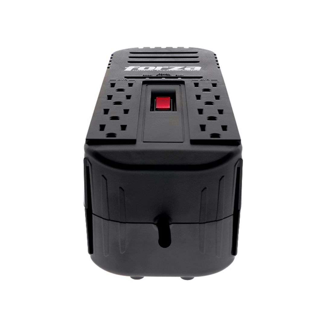 SUPRICOM-FORZA-AVR-FVR-2201-2200VA1100W-8-OUT-115V-NEMA-UR100FOR44 REGULADOR AUTOMÁTICO DE VOLTAJE FORZA 2200VA/1100W, 8 SLDS, RJ11-120V FVR-2201 ENTRADA NEMA 5-15P SALIDA 8 X NEMA 5-15R - Imagen 1
