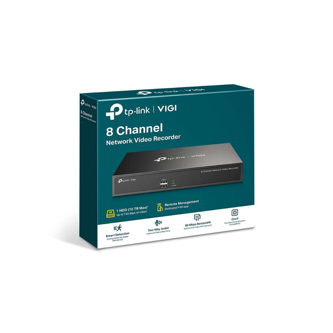 SUPRICOM GRABADOR DE VIDEO EN RED DE 8 CANALES VIGI TP-LINK NVR VIGI-NVR1008H GRABADOR DE VIDEO EN RED DE 8 CANALES VIGI TP-LINK NVR - Imagen 1