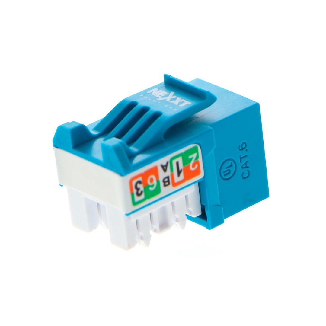 SUPRICOM MODULO KEYSTONE JACK CAT-6 110 TYPE BLUE MPN PCGKJC6TYRJBL NEXXT HOME AW121NXT22 MODULO KEYSTONE JACK CAT-6 110 TYPE BLUE MPN: PCGKJC6TYRJBL NEXXT HOME - Imagen 1