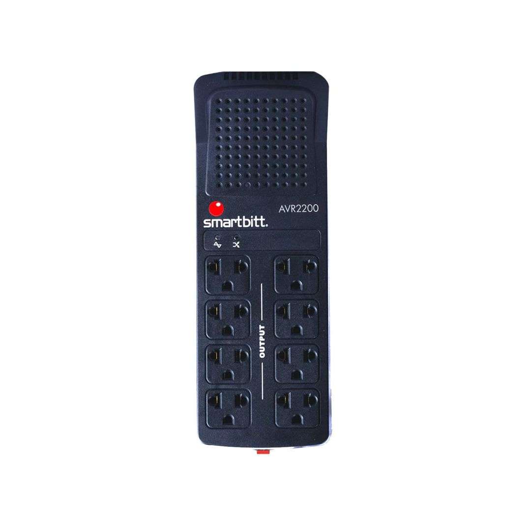 SUPRICOM-REGULADOR-SMARTBITT-AVR-2200-VA-8-CONTACTOS-SBAVR2200 REGULADOR SMARTBITT AVR 2200VA 8 CONTACTOS - Imagen 1