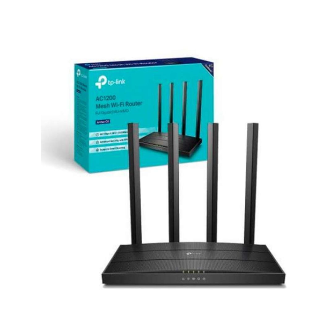 SUPRICOM ROUTER TP LINK ARCHER C6U AC1200 WI-FI ARCHER-C6U Router TP-Link Archer C6U AC1200 | Wi-Fi Gigabit MU-MIMO ARCHER-C6U - Imagen 1