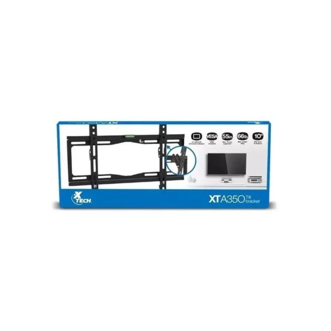 SUPRICOM SOPORTE XTECH INCLINABLE DE PARED PARA TV 32-55 66LB SOPORTE XTECH INCLINABLE DE PARED PARA TV 32-55 66LB Soporte Inclinable XTECH XTA-350 para TV 32” a 55” - Imagen 1